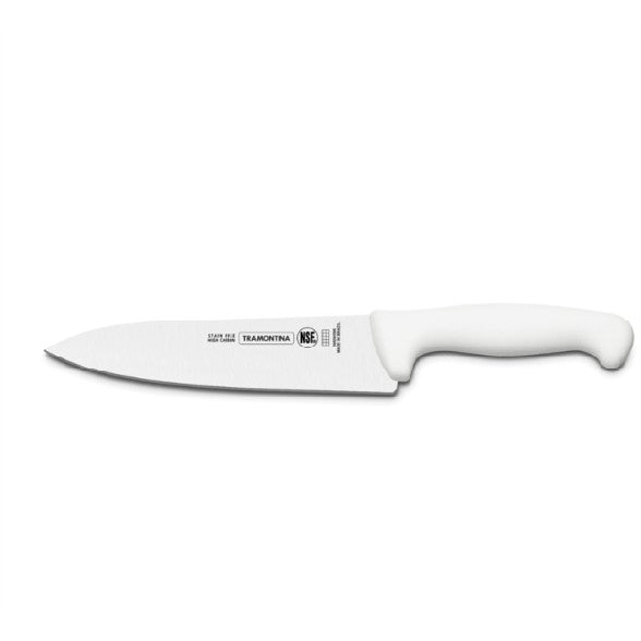 Cuchillo Para Carne De Chef 8 Profesional Tramontina Color Blanco