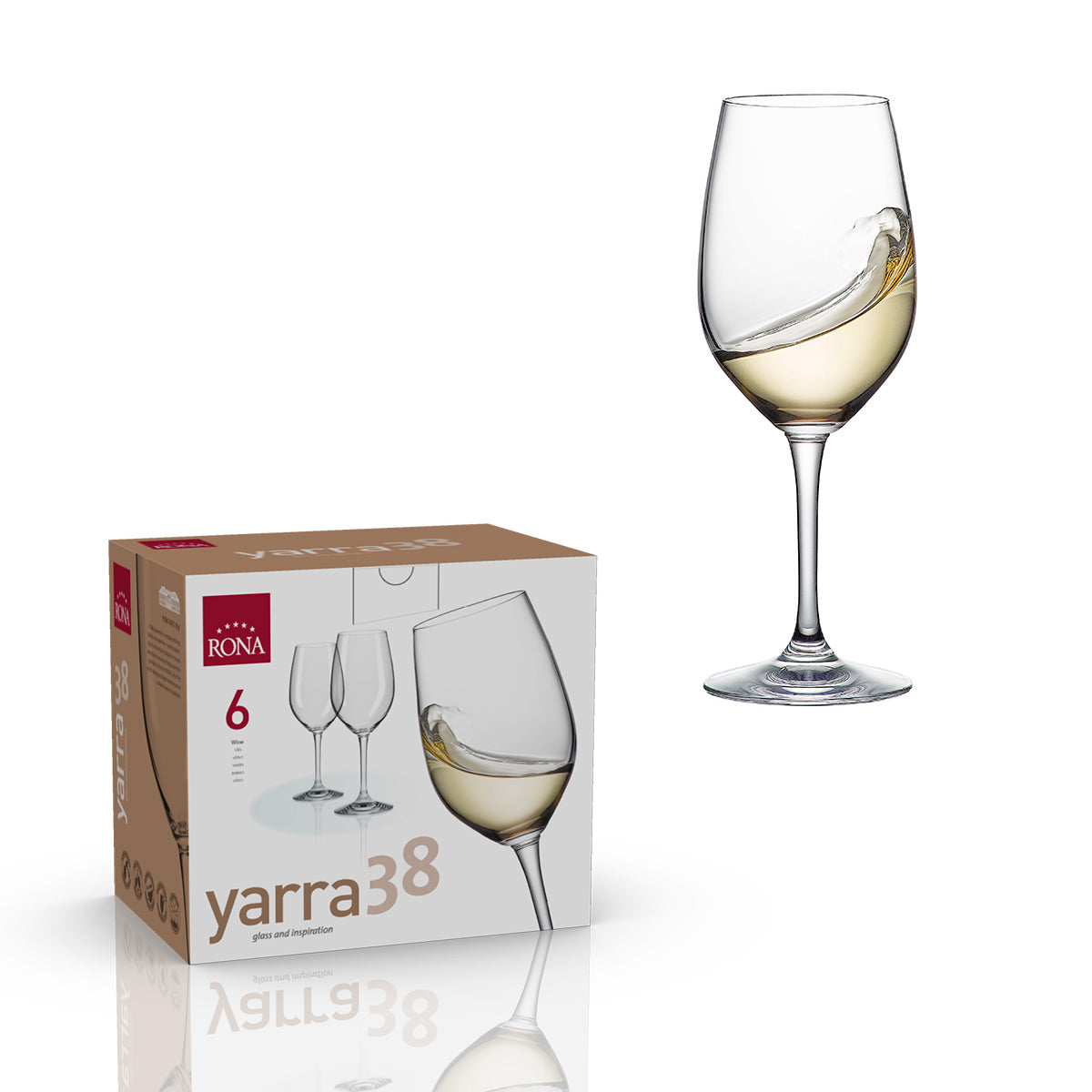 RONA - 6 copas de vino celebration 660ml