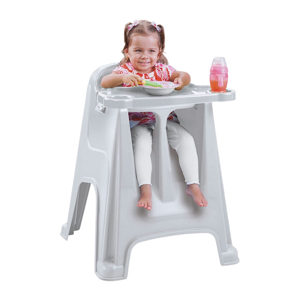 Silla Comedor para Bebé Gris Hielo / Rimax