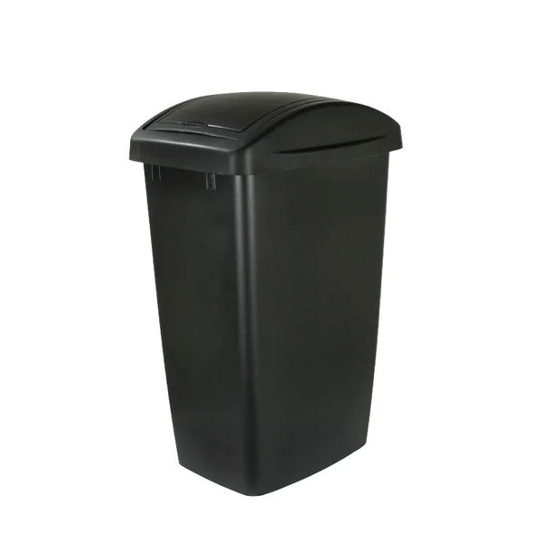 Papelera con Tapa Vaiven 47.3 Litros Negro / Rubbermaid