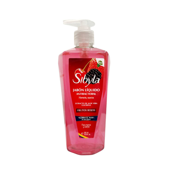 Jabón para Manos Frutos Rojos 500 ml / Sibyla