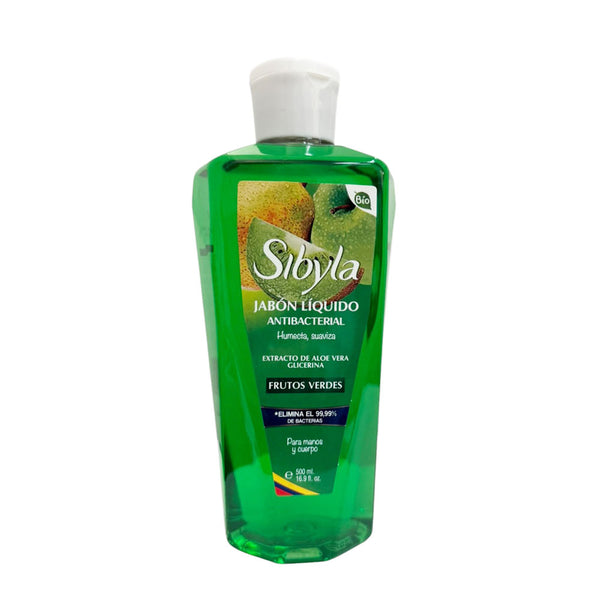 Jabón para Manos Frutos Verdes 500 ml / Sibyla