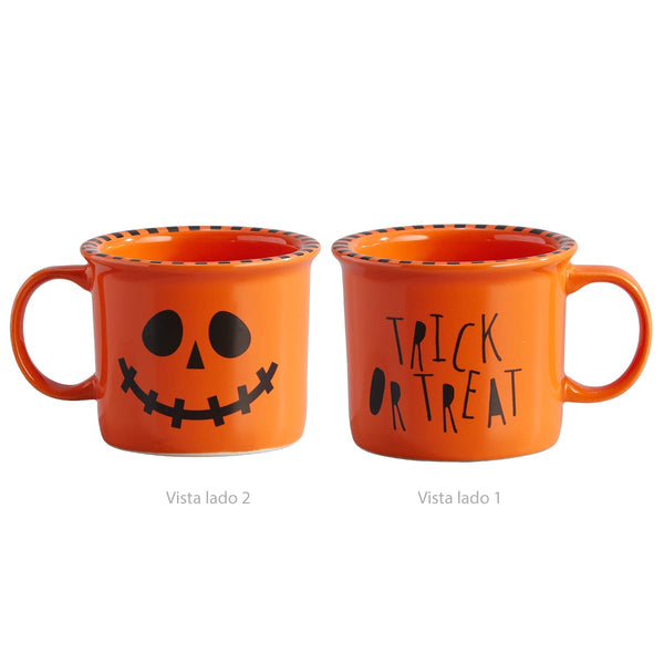 Mug Halloween Calabaza 280 ml / Corona