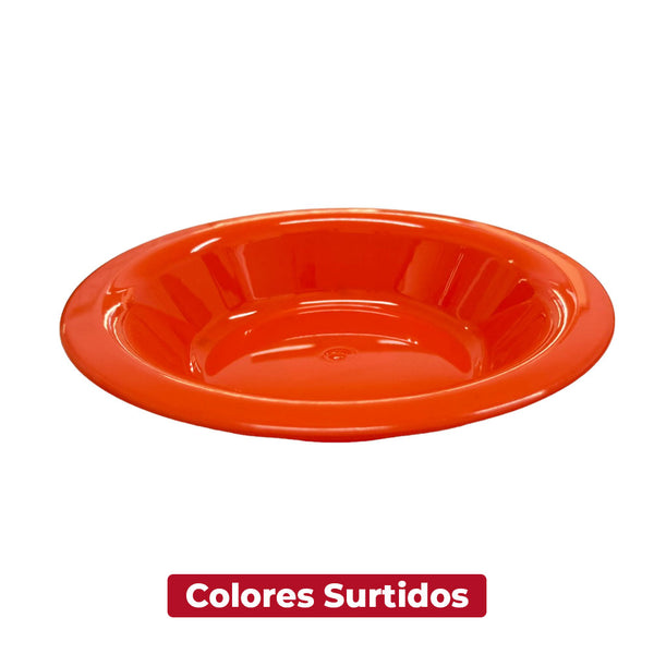 Plato Hondo Plástico 22 cm / Colplast