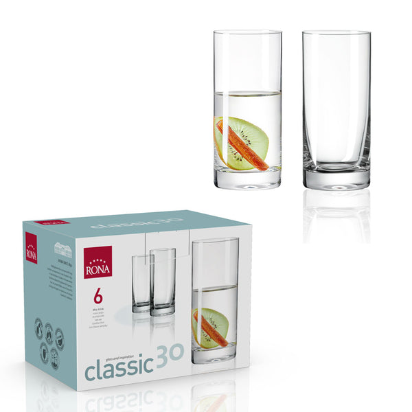 Set x 6 Vasos 10 oz Classic 30 / Rona