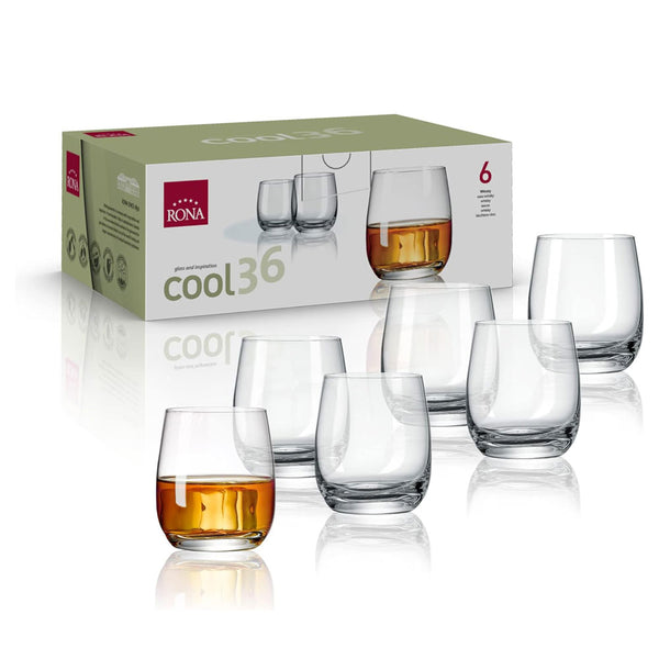 Set x 6 Vasos Whiskey 12 oz Cool / Rona