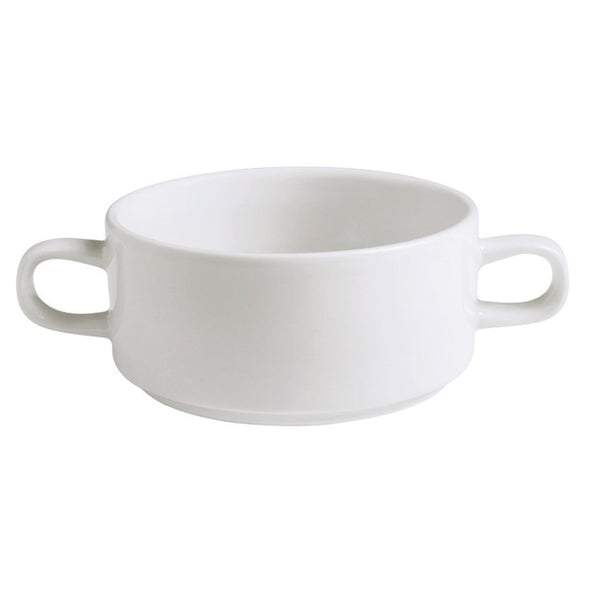 Taza Consomé Con Asas Linea Actualite Blanco / Corona